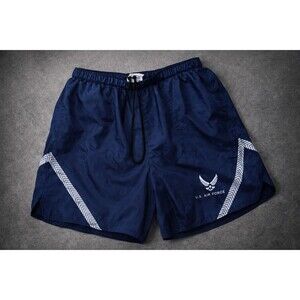 U.S. Air Force Shorts Men M PTU Navy Reflective Military Running Gym Gear